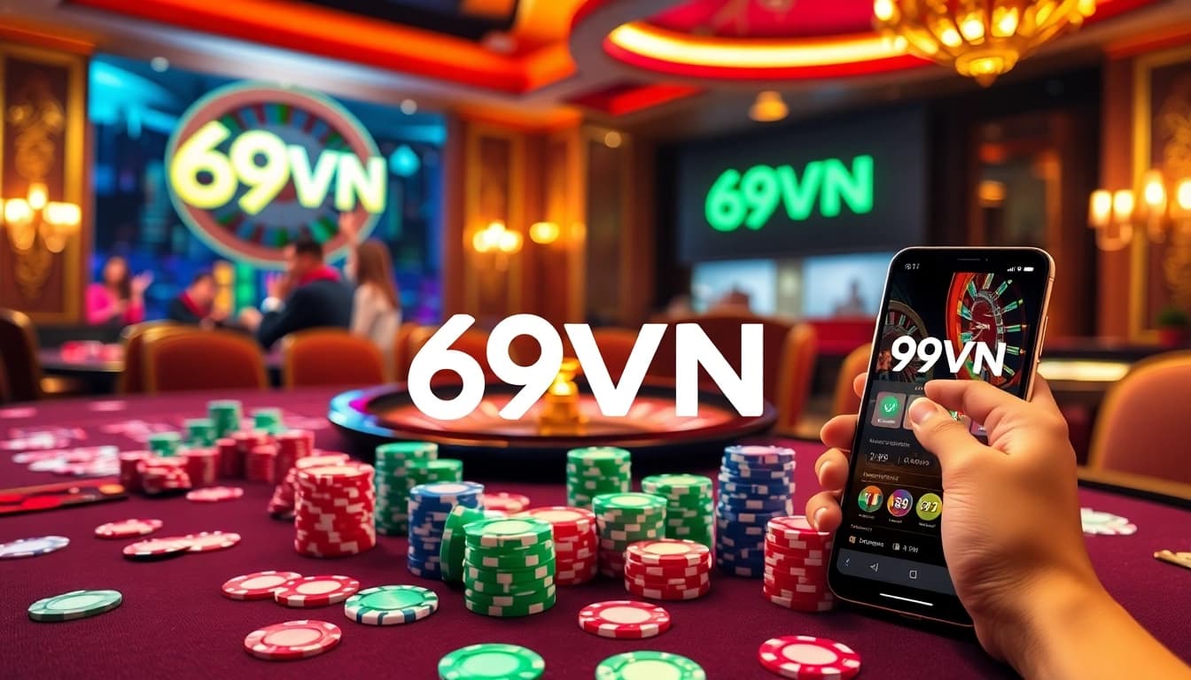 Experience thrilling moments at 69VN casino with vibrant gameplay and live action.