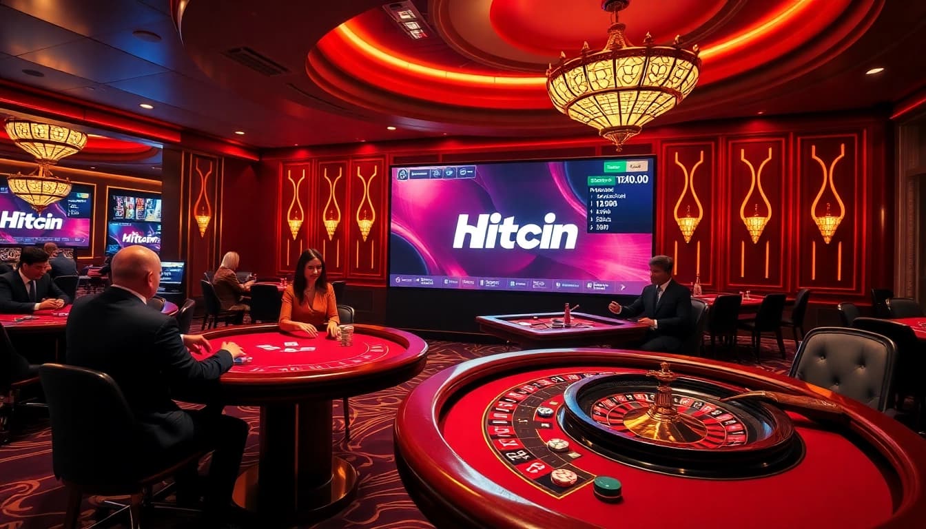 Experience vibrant and thrilling moments at Hitclub bin's luxurious casino games.