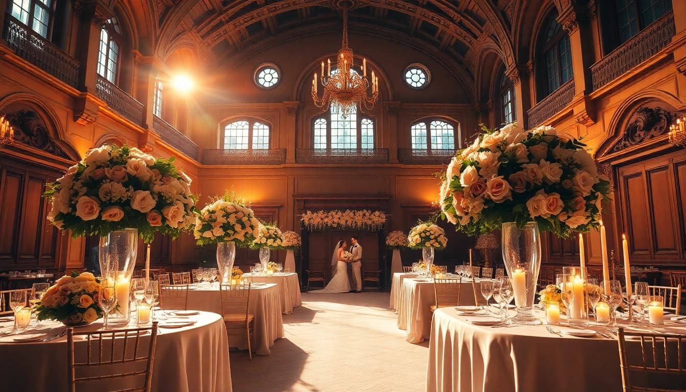 Experience the charm of the Best Wedding Venue Jacksonville with stunning floral arrangements and elegant decor.