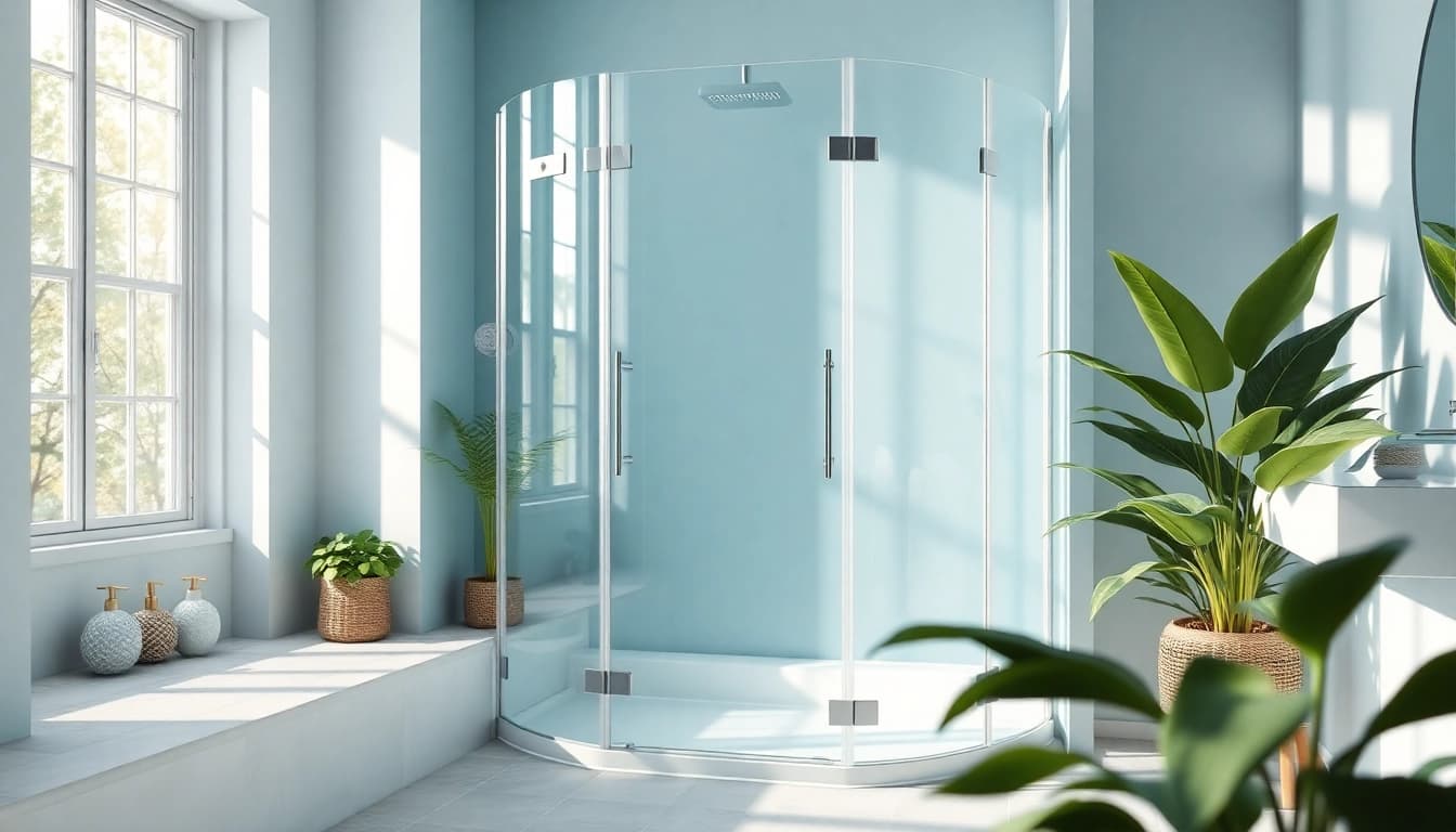 Erleben Sie die elegante sonni Duschkabine in einem modernen Badezimmer.