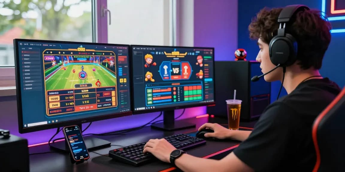 Player immersed in dynamic cm88 com online gaming experience with vibrant casino graphics.