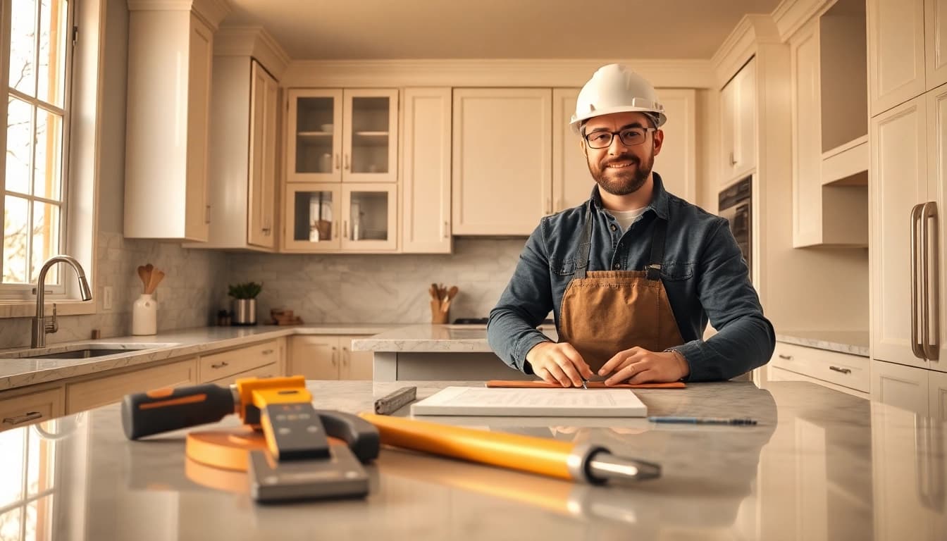 High-end remodeling contractor Austin showcasing luxury kitchen designs and craftsmanship.