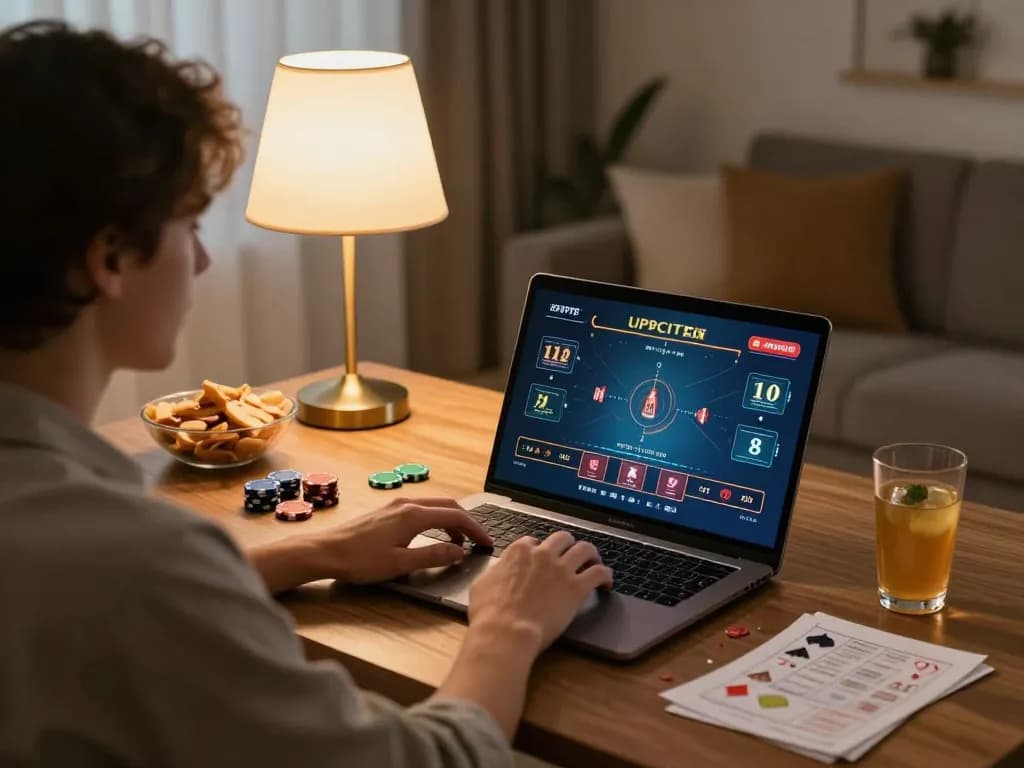 Engaging live dealer gaming setup showcasing Link mới Vin88 for an immersive online experience
