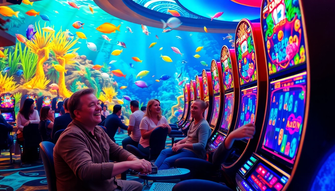 Experience thrilling bắn cá đổi thưởng gameplay with vibrant graphics and exciting underwater adventures.