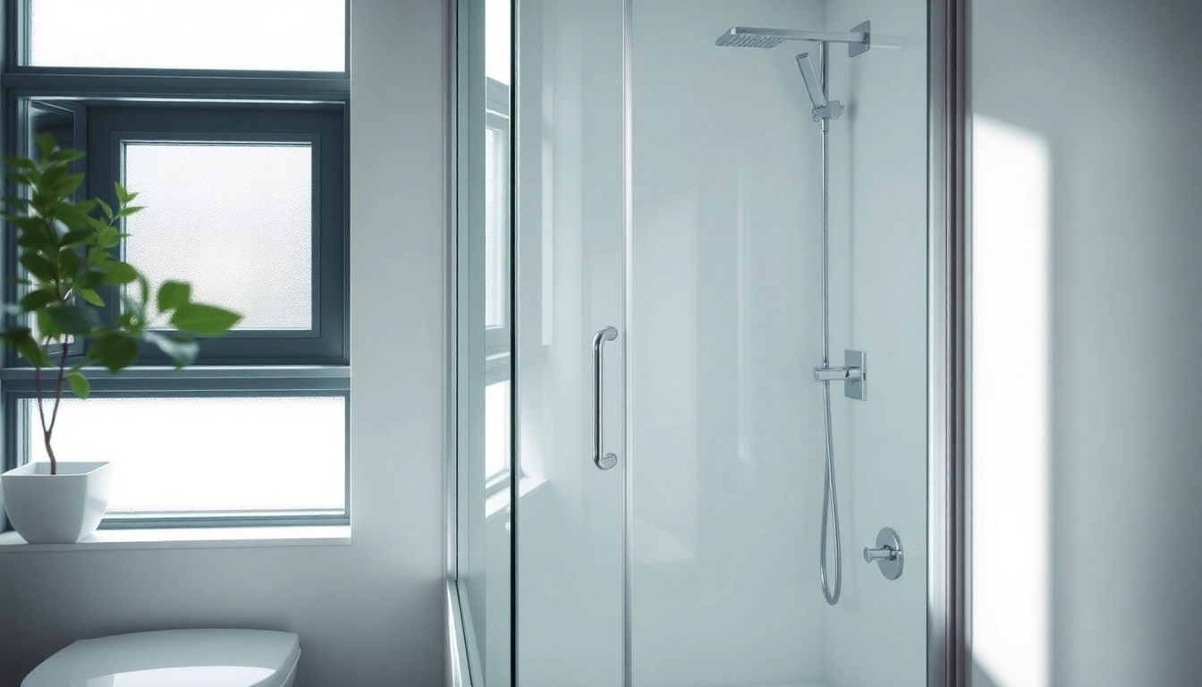 Duschkabine 80x80 in modernem Badezimmer mit elegantem Design und natürlicher Beleuchtung.