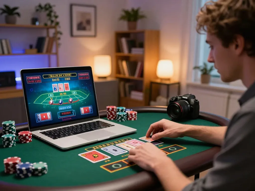 Engaging manclub gaming session showcasing a player placing bets at an online casino.