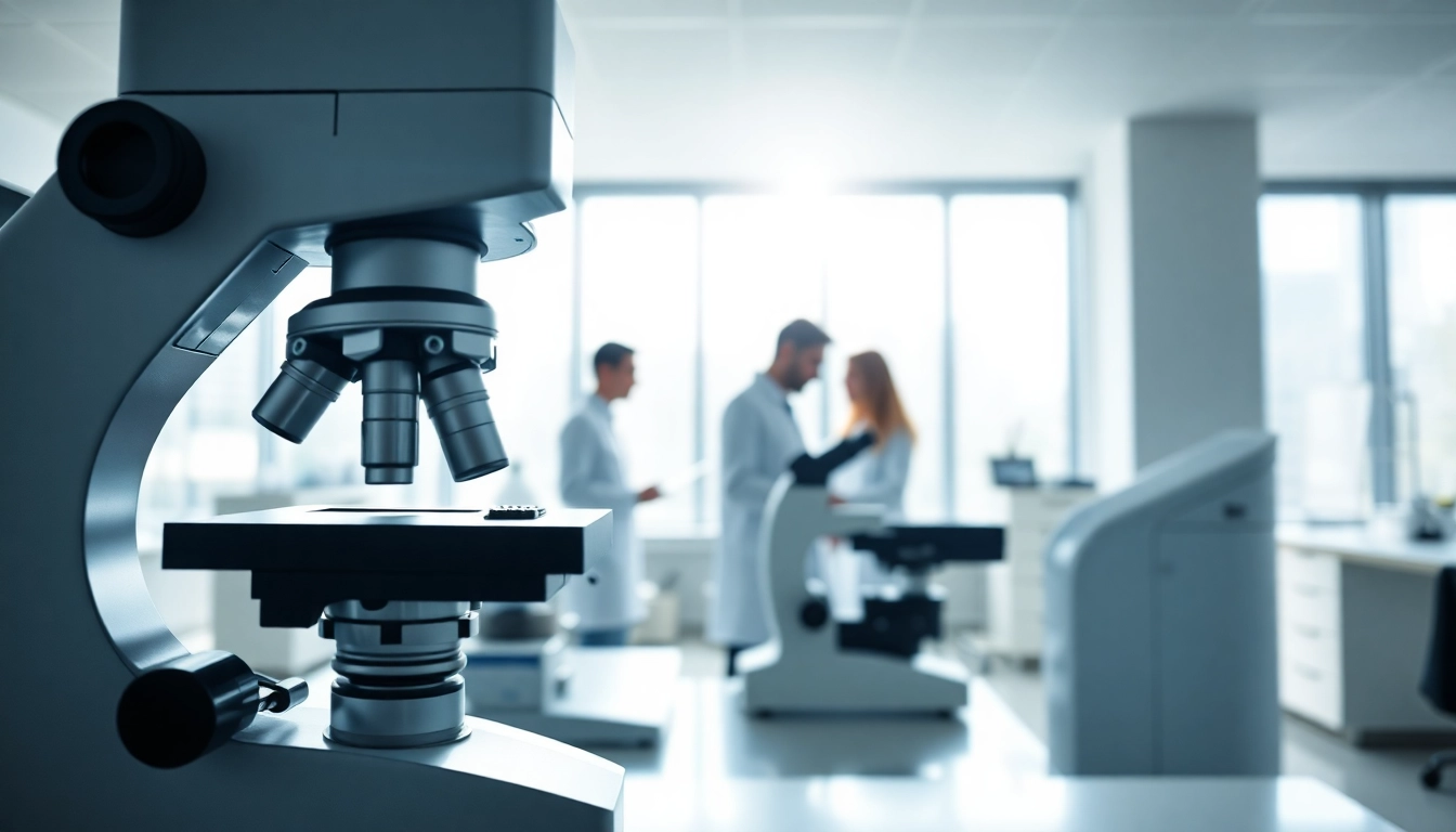 Hydro Research presented in a professional lab setting with advanced microscopy and experienced researchers.