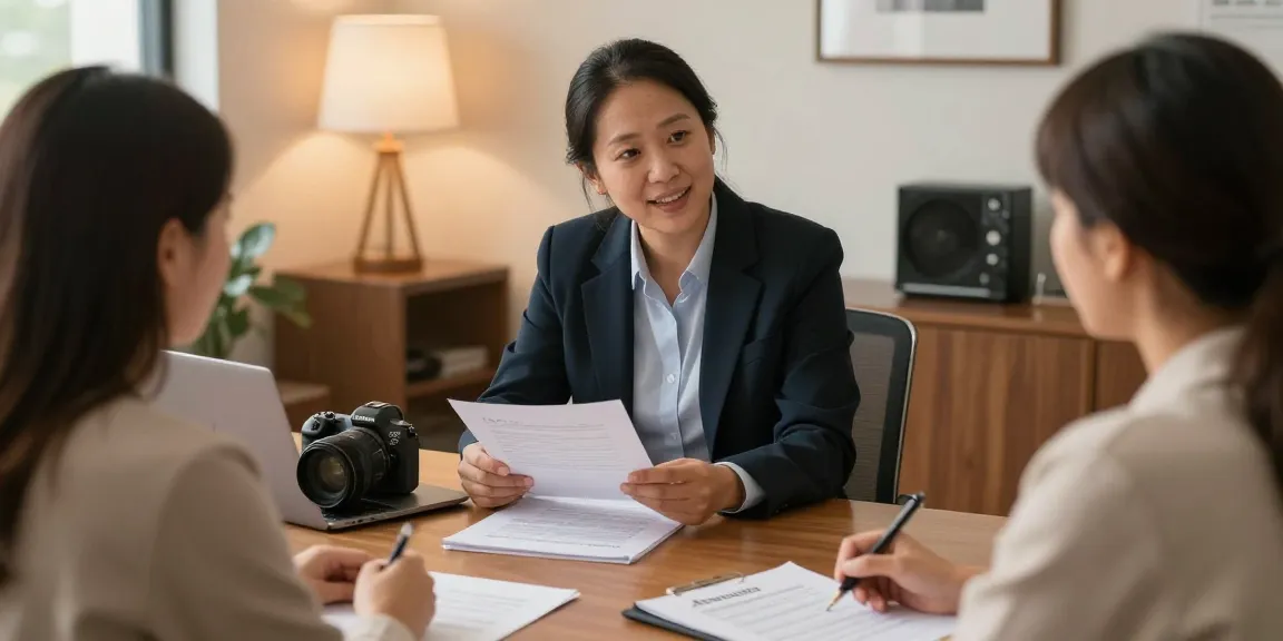 Trusted provider discussing annuities in a local financial service office.