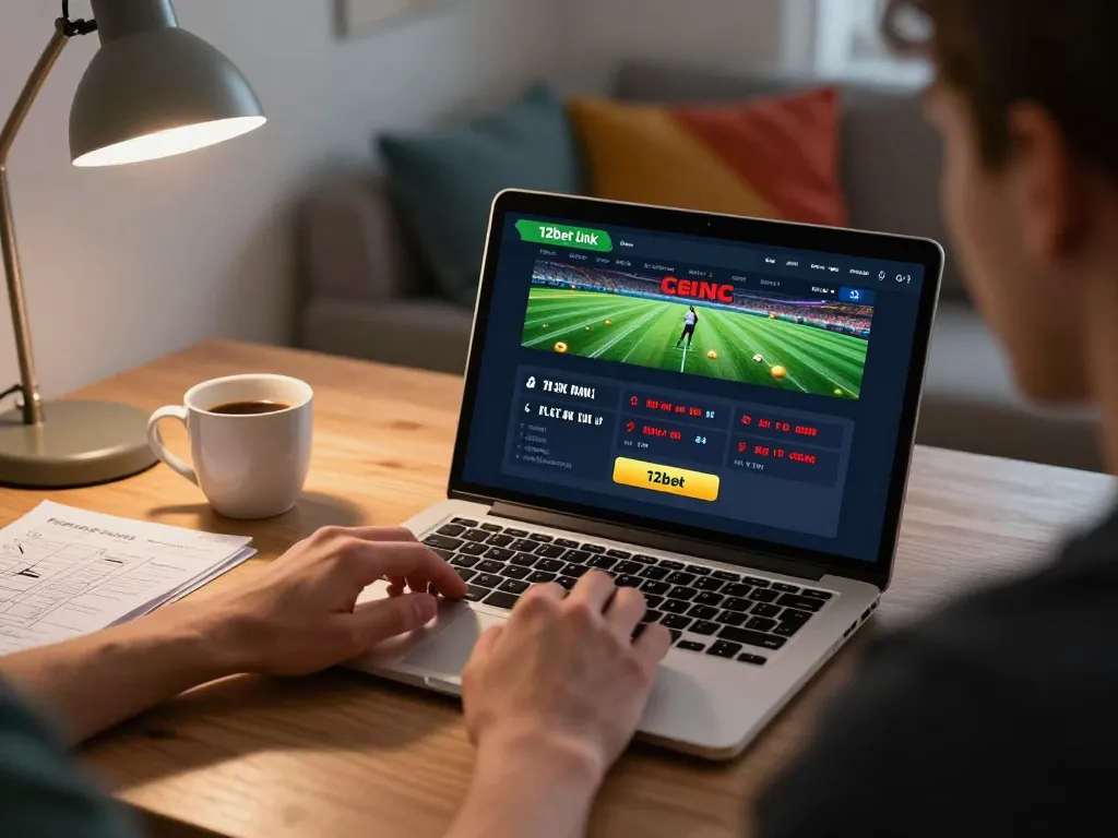 Tham gia giao diện Link 12bet trên laptop, tận hưởng trò chơi trực tuyến tại nhà.
